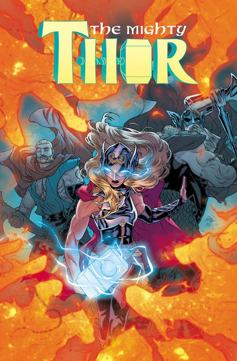 The full cover for Mighty Thor #21 by Russell Dauterman and Matt Wilson. Have I mentioned how goddamn good the art in this book is?